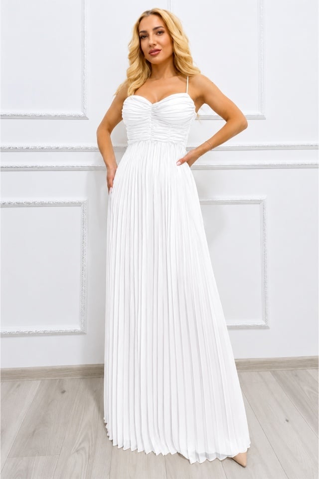 Rochie lunga plisata NYSA UNI