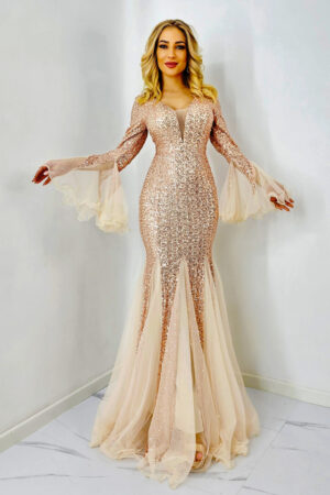 Rochie lunga tip sirena Olympias