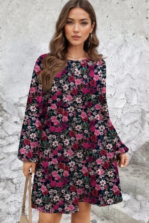 Rochie marime mare lejera cu imp...