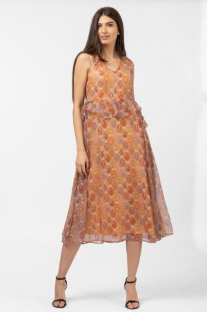 Rochie lunga diafana