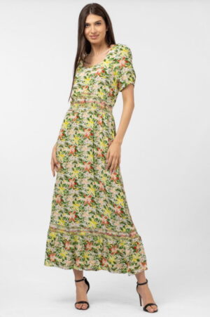 Rochie lunga din vascoza