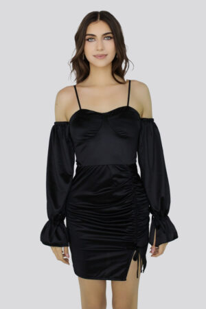 Rochie mini Roxana din satin