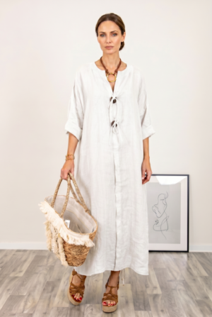 Rochie oversize din in