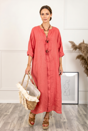 Rochie oversize din in