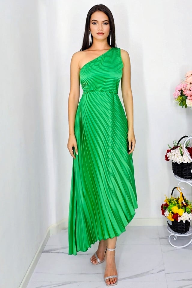 Rochie plisata asimetrica Elza