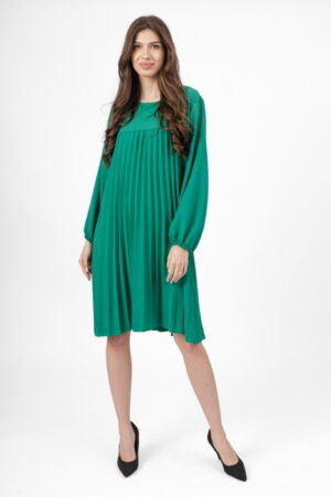 Rochie plisata midi