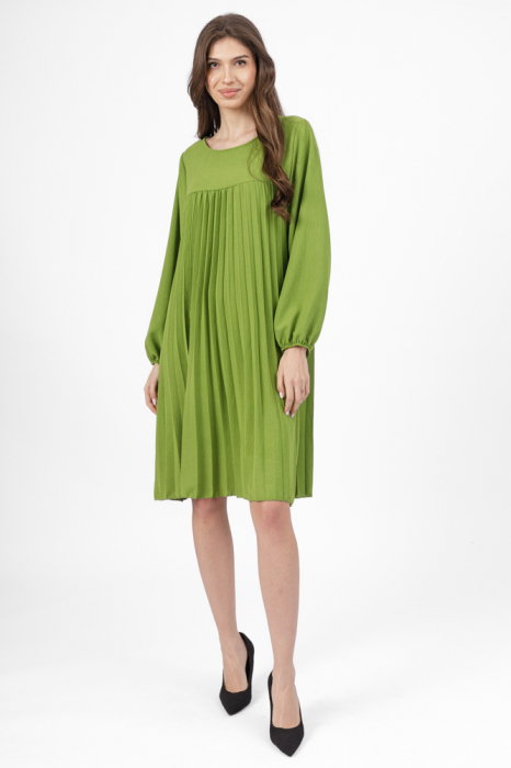 Rochie plisata midi
