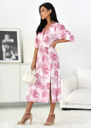 rochie-roz-midi-cu-decolteu-petrecut-si-crapatura-laterala-2