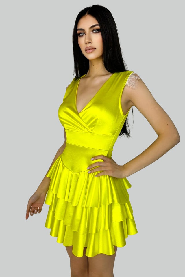 Rochie satinata Anisia