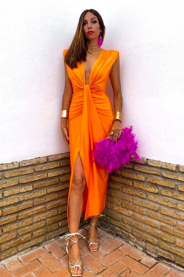 Rochie satinata Ilaria