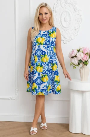 Rochie scurta lejera fara maneci...