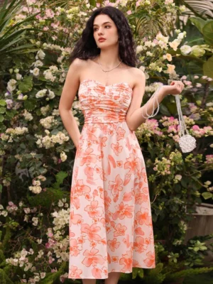 rochie-shadya-cu-imprimeu-floral-si-umeri-goi-5