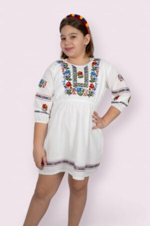 Rochie traditionala fetite Dorina