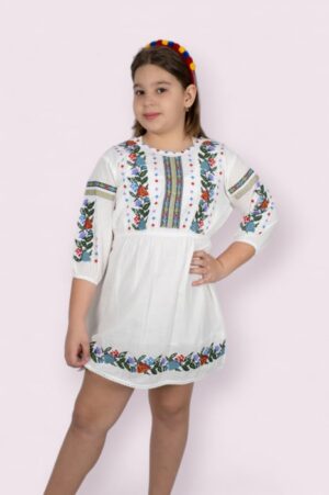 Rochie traditionala fetite Dorina 2