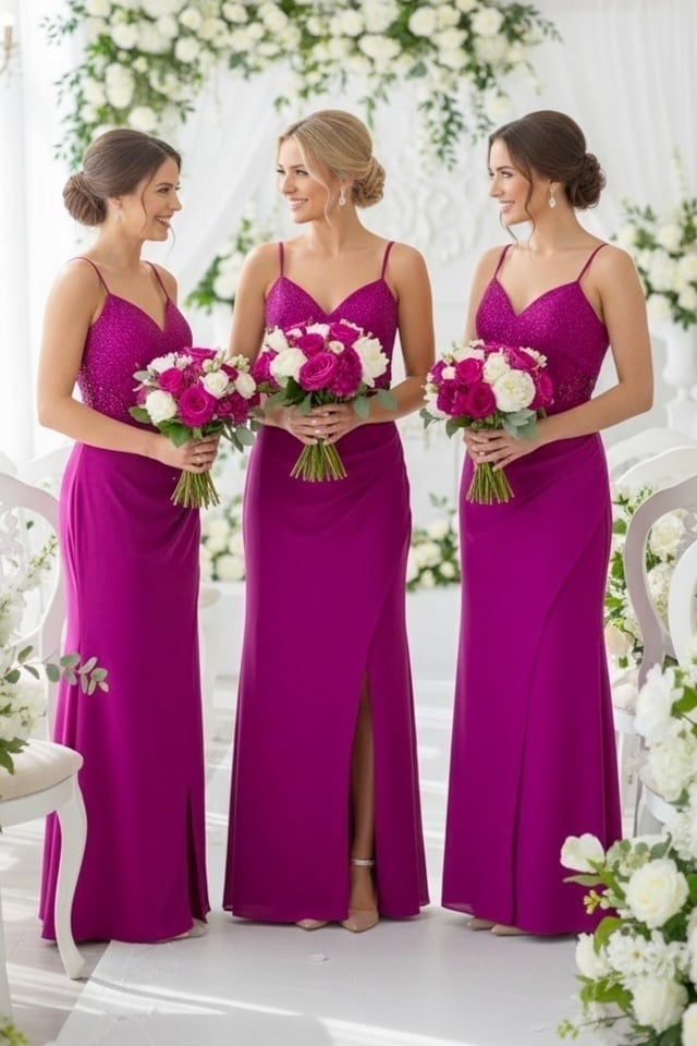 Set 4x Rochie lunga de seara Serelya