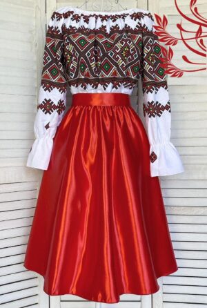 Rochie traditonala midi