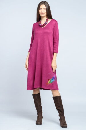 Rochie  A line  midi