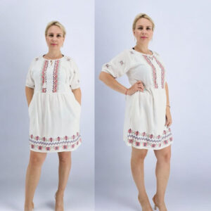Rochie Dama cu Broderie Agripina