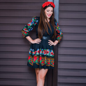 Rochie Amary Flowers Midi