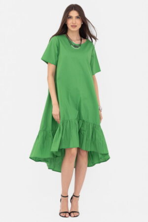 Rochie A-line din poplin