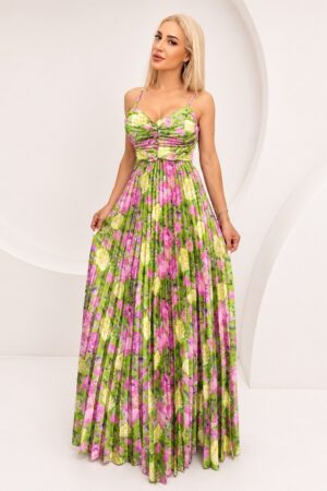Rochie lunga plisata NYSA