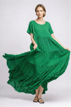 Rochie lunga verde