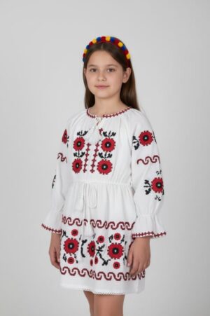 Rochie traditionala fetite Andrea 7