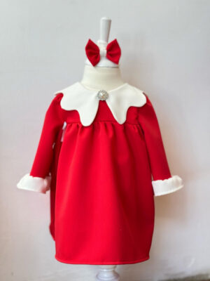 Rochie elegantă Scufița Roșie pentru fetițe