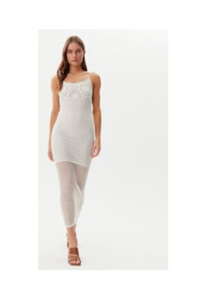 Rochie midi crosetata - fara maneci
