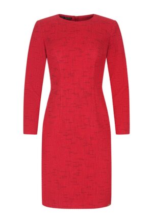 Rochie din tweed cu fermoar