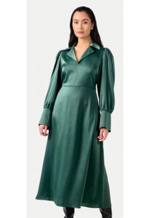 Rochie dama - 304518348 - Poliester reciclat/Poliester - Verde - Verde