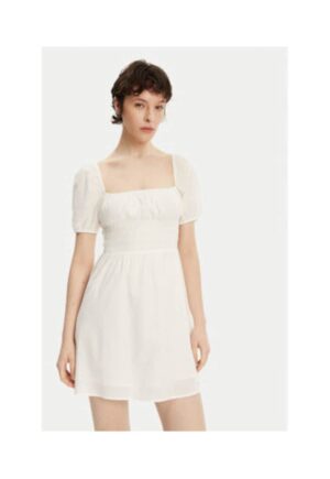 Rochie de vara -  bej - 50% bumbac organic - 50% bumbac