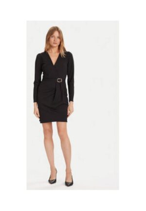Rochie cocktail Dama -  Negru - 95% poliester - 5% elastan -