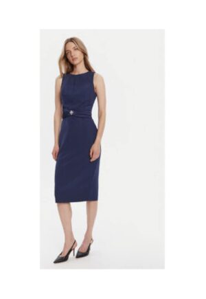 Rochie de cocktail -  bleumarin - poliester si elastan -