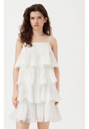 Rochie dama - 304950667 - Poliester - Alb - Alb