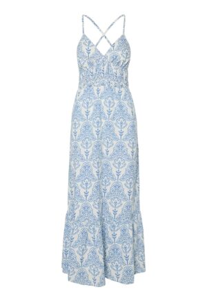 Rochie de vara dama 26036881 - Bumbac organic - Albastru deschis