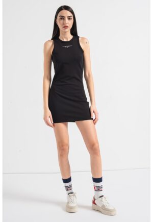 Rochie mini fara maneci - Negru