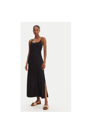 Rochie de vara dama YAQUINA AMARIA - Viscoza/Elastan - Negru - Negru