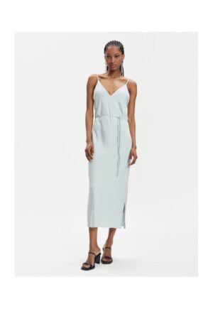 Rochie de vara -  verde - 100% poliester reciclat -