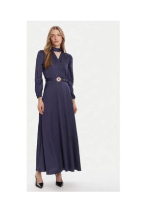 Rochie de seara -  bleumarin - 97% poliester - 3% elastan -