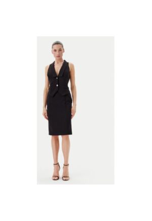 Rochie dama CFC0019846002 - Poliester - Negru - Negru